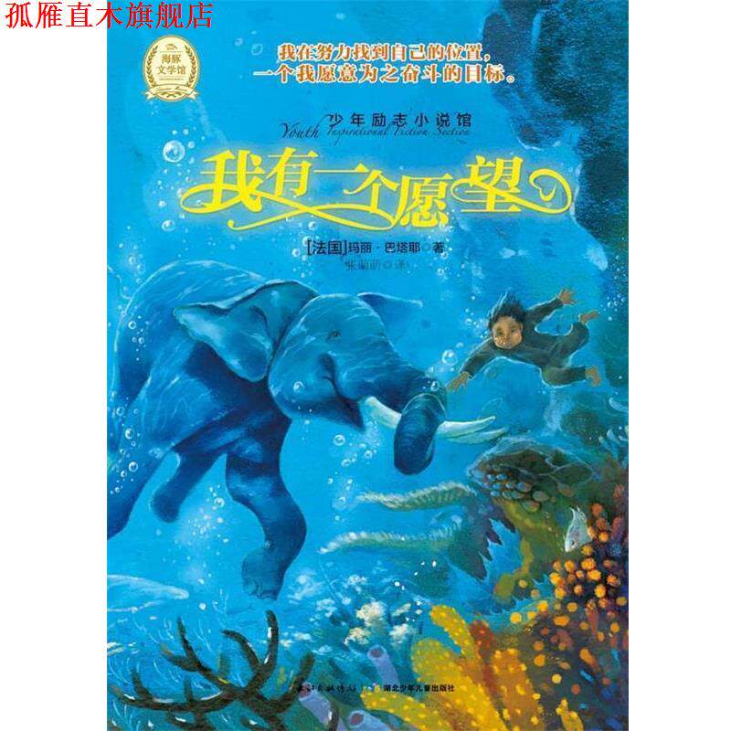【正版书】 我有一个愿望-少年励志小说馆 (法)巴塔耶,张萌萌 湖北少儿出版社