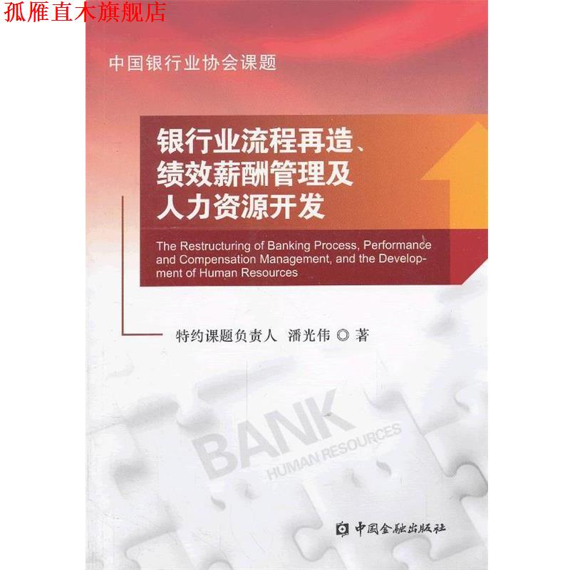 【正版书】 银行业流程再造、绩效薪酬管理及人力资源开发 潘光伟 著 中国金融出版社