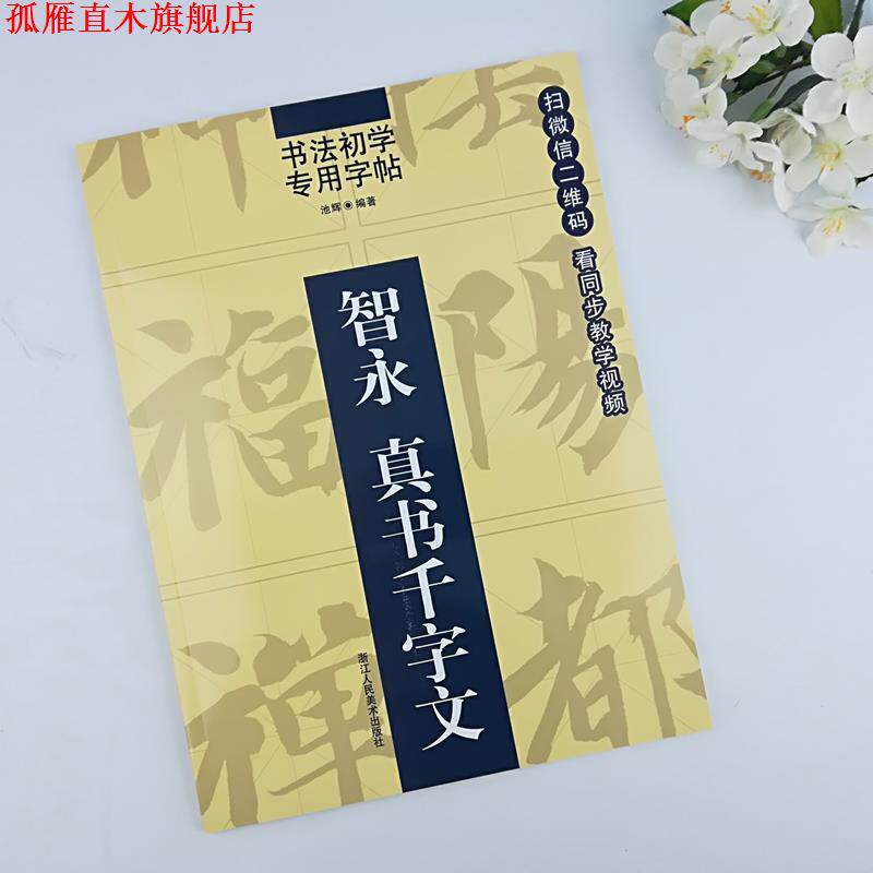 【正版书】 书法初学专用字帖:智永 真书千字文 池辉 著 浙江人民美术出版社