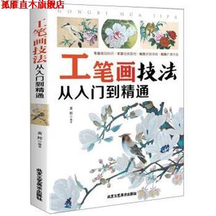 工笔画技法 从入门到精通 黄辉 北京工艺美术出版 书 著 社 正版
