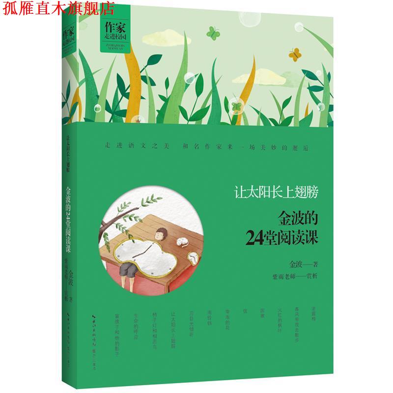 【正版书】 让太阳长上翅膀-金波的24堂阅读课 金波