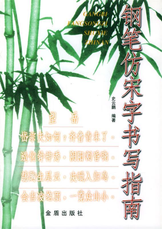 【正版书】 钢笔仿宋字书写指南 史云鹏 编著 金盾出版社