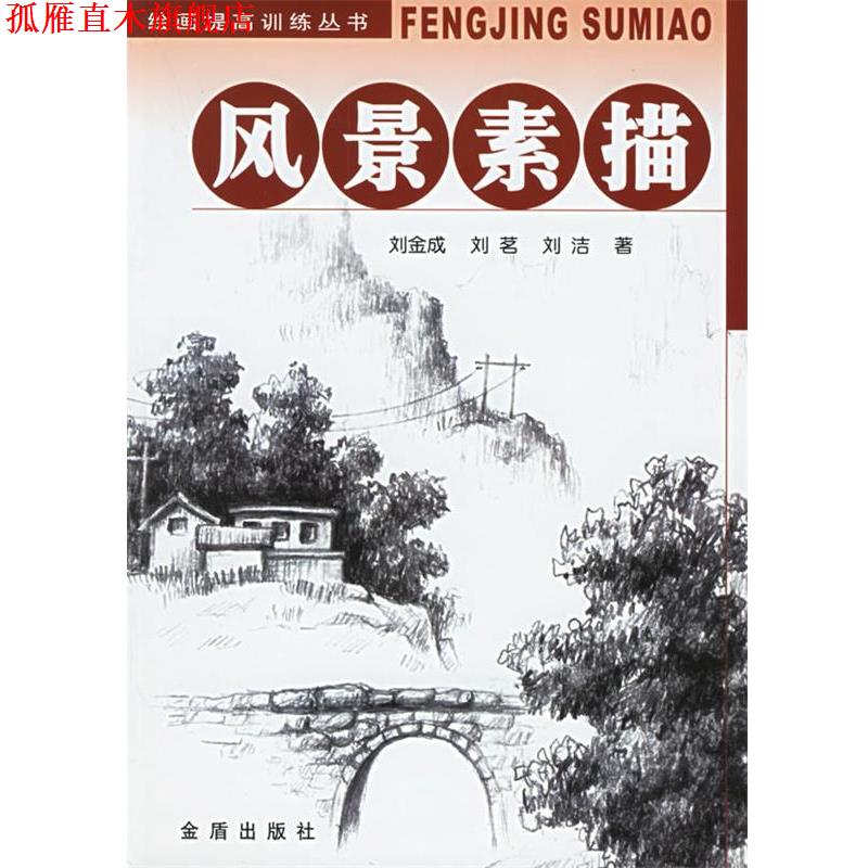 【正版书】 风景素描—绘画提高训练丛书 刘金成 等著 金盾出版社