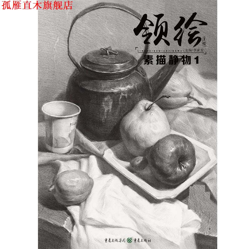 【正版书】 领绘:素描静物1 李家友 重庆出版社