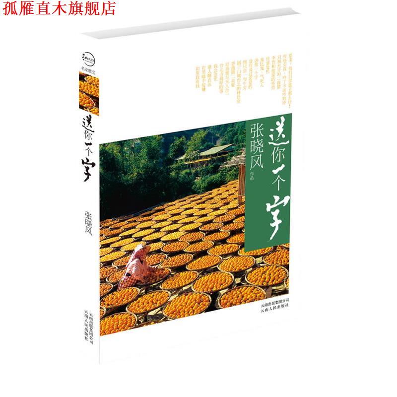 【正版书】 送你一个字 张晓风 著 云南人民出版社