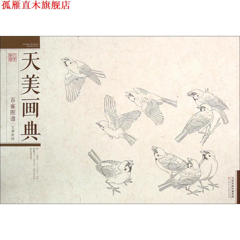 【正版书】 天美画典 百雀图谱 王满良　绘 天津人民美术出版社