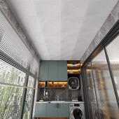 集成吊顶铝扣板300×300天花板卫生间厨房厕所浴室材料上海包安装