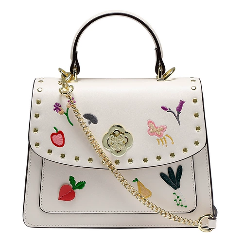 Рюкзак, сумка, изысканный стиль, популярно в интернете, с вышивкой