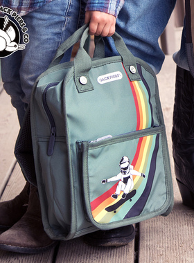 JACK PIERS幼儿园入学书包男孩女孩儿童宝宝一年级2025款彩虹滑板