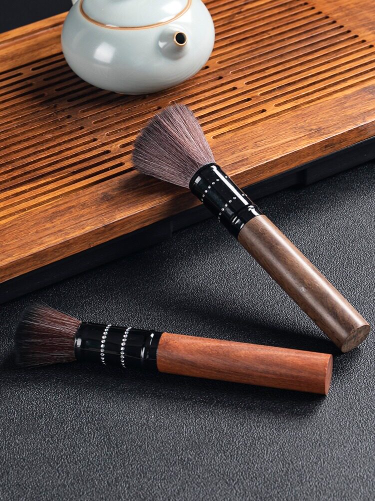 茶刷扫水茶台茶盘刷功夫茶具刮水刷子不掉毛养壶茶笔茶道用品配件