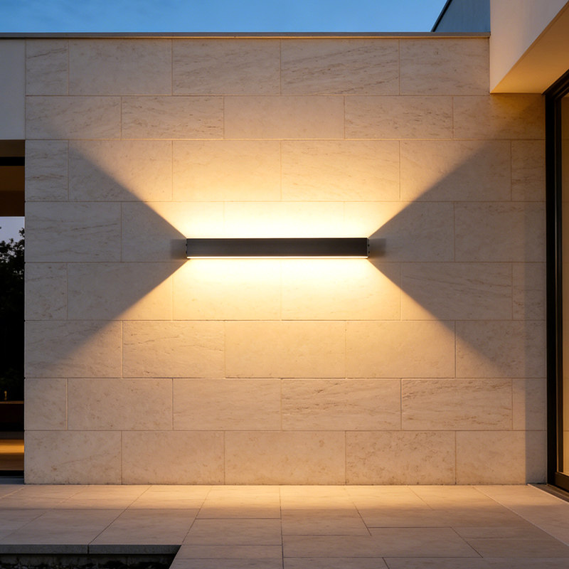 户外防水壁灯外墙别墅庭院室外门口阳台花园极简上下发光洗墙灯