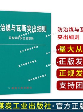 【正版】2019防治煤与瓦斯突出细则国家煤矿安全监察局煤炭工业出版社煤矿山安全瓦斯安全防治煤与瓦斯突出规定防突技术安全 2