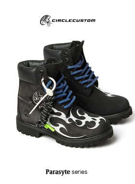 CIRCLECUSTOM寄生兽系列TIMBERLAND马丁靴手绘定制