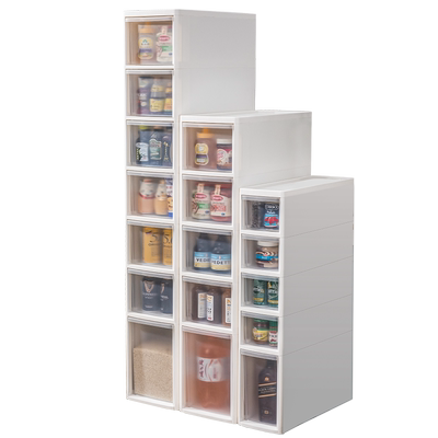 厨房夹缝收纳柜抽屉式落地置物架