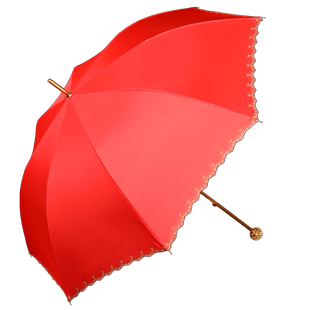 红伞出嫁结婚伞高级婚庆专用新娘伞婚伞婚礼雨伞陪嫁接亲中式喜伞