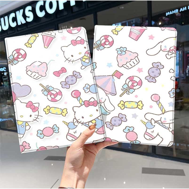 三丽鸥ipad10保护套pro2024款11寸5苹果air7平板mini6壳4迷你3适用2三折2020带笔槽8第9代2021库洛米2018卡通