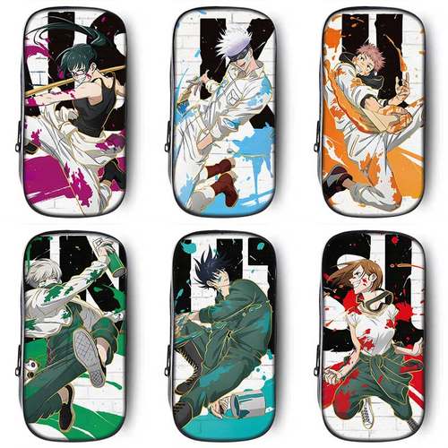 咒术回战笔袋小学生铅笔盒2025新款超火文具袋初中生笔盒学生文具盒儿童联名男生男孩男孩款五条悟日系大容量