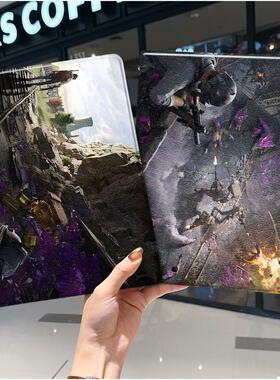 和平精英ipad10保护套pro2024款11寸5苹果air6平板mini7壳4迷你3适用2三折1带笔槽2018九8第9代2020地球逃生