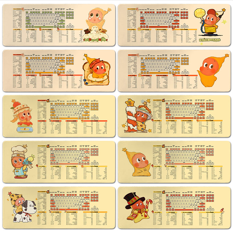 星星人快捷键鼠标垫超大号2025新款电脑垫子键盘桌垫办公游戏定制