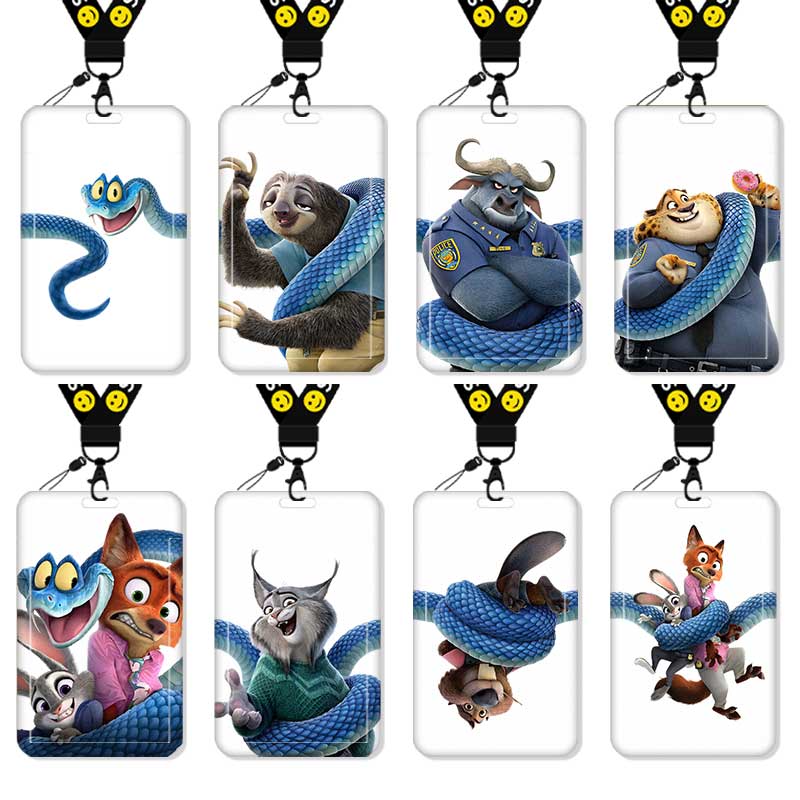 疯狂动物城2朱迪卡套饭卡校园卡身份证保护套公交卡学生水卡证件小卡片套工作证工牌证件套校牌尼克二次元风