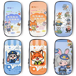 Q版盖瑞狸宝夏奇羊笔袋小学生铅笔盒2025新款超火文具袋初中生笔盒学生文具盒儿童网红爆款男孩女孩朱迪尼克