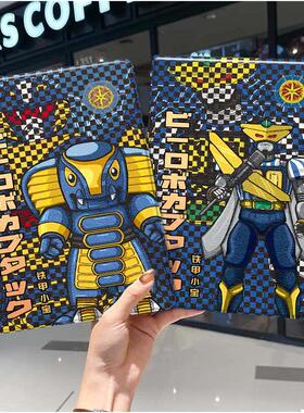 铁甲小宝ipad10保护套pro2024款11寸5苹果air7平板mini6壳4迷你3适用2三折2020带笔槽8第9代2021鲨鱼辣椒2018