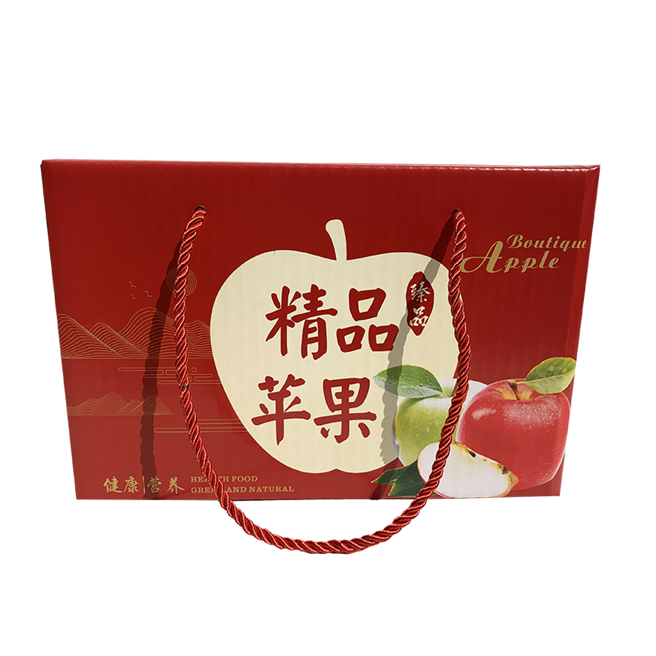 苹果包装苹果礼盒空盒子点图包装