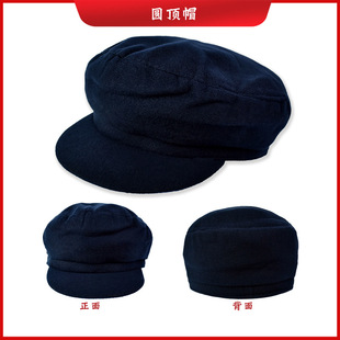 寿帽送老人寿终帽子男现代圆顶帽鸭舌帽寿衣冲喜白事逝世殡葬用品