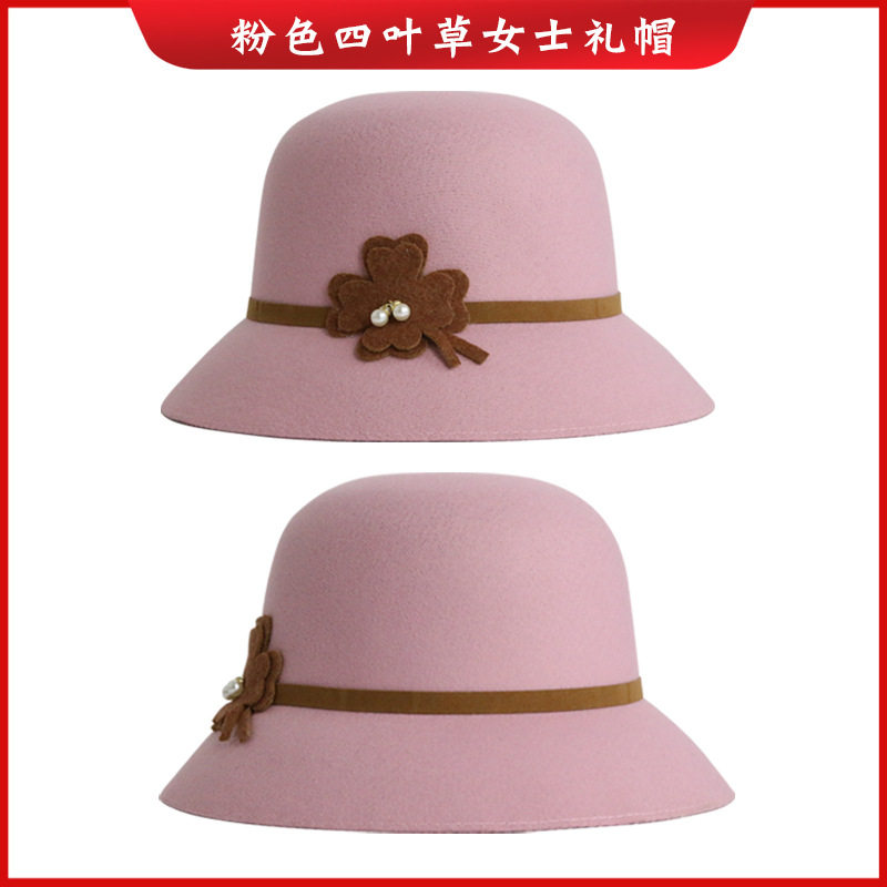 寿帽女款寿衣配件高档礼帽女士现代装帽子羊绒帽量大从优殡葬用品