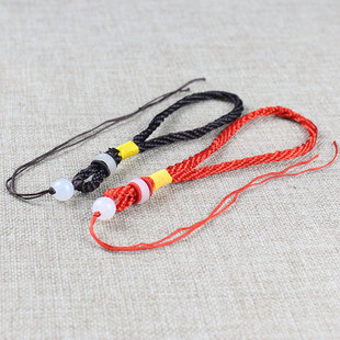 手把件绳玉线粗绳diy手工编织配件菩提文玩吊绳线车挂把玩件绳子