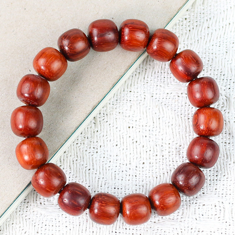 厂家红花梨手串个性桶珠11*12MM古风新中式男女手链饰品直播,饰品/流行首饰/时尚饰品新,紫檀,淘宝优惠券,粉丝福利购,淘宝优惠卷