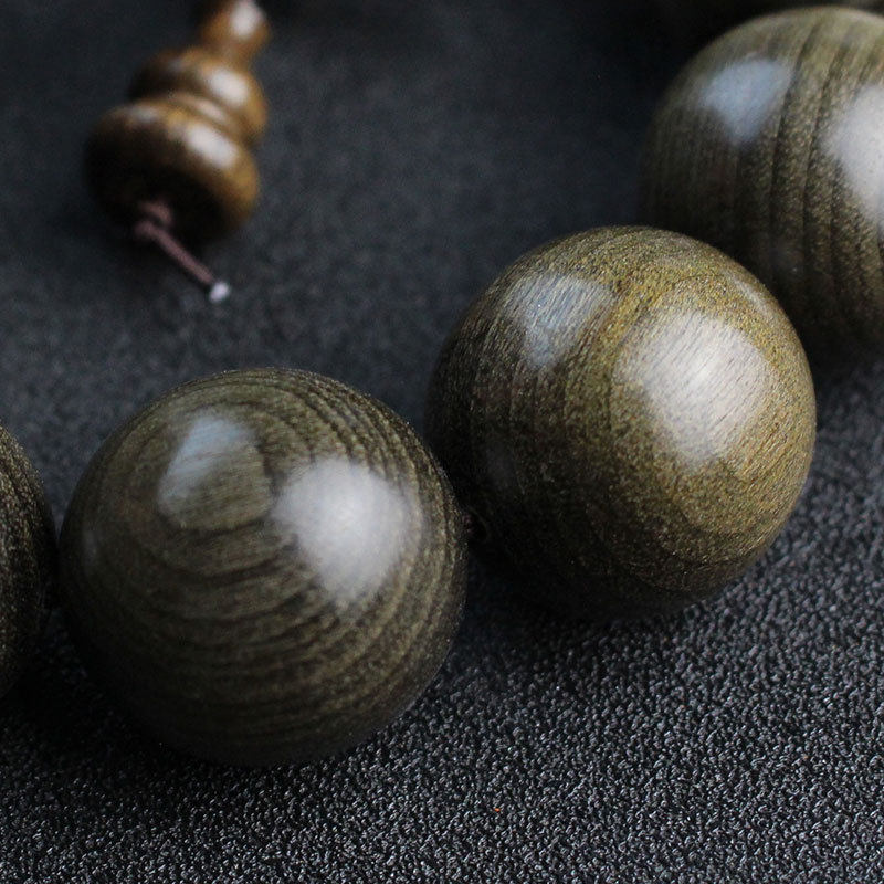 厂家阴沉金丝楠木佛珠手串四川乌木男女文玩手链饰品文玩清香