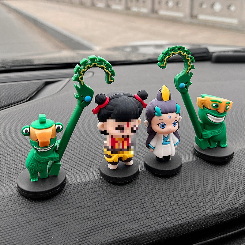 车内饰品摆件结界兽哪吒载