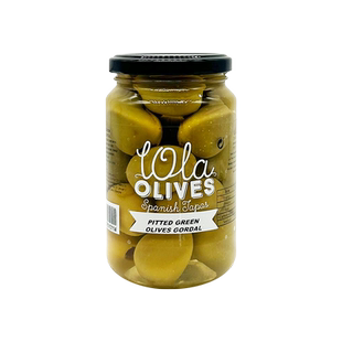 西班牙橄榄罐头进口去核青橄榄大颗粒披萨调酒马天尼沙拉无核橄榄