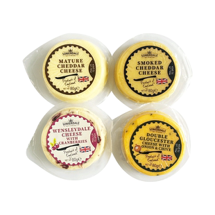 奶酪组合拼盘配红酒芝士蔓越莓温斯利代尔干酪车达双格洛斯特奶酪