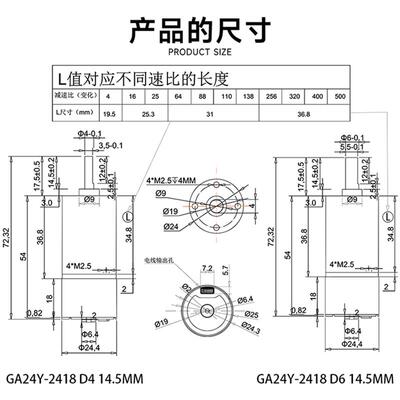 新款Ga24Y-2418无刷行星齿轮减速电机12V24V直流调速微型高转包邮