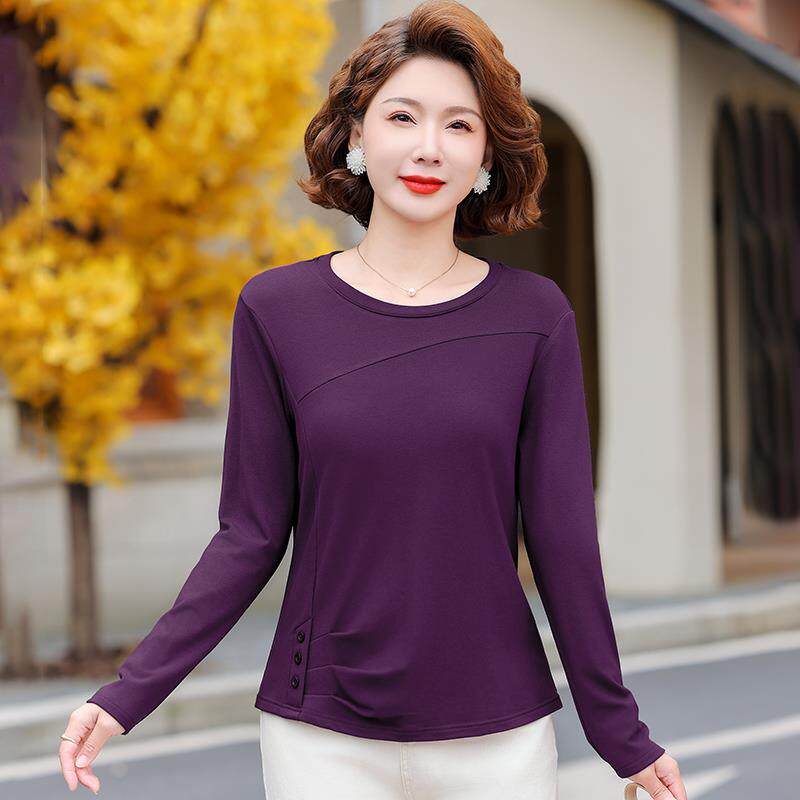 JOYIASS秋冬加绒打底衫女长袖t恤2025新款秋冬爆款女装洋气减龄百