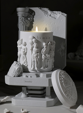 humble帕特农神庙烛台礼盒香薰蜡烛摆件扩香香氛闺蜜男女生日礼物