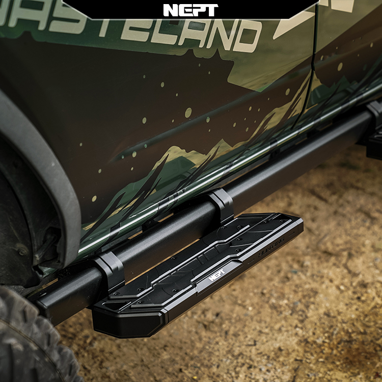牧野NEPT烈马Bronco 烈马专用岩轨侧踏板 烈马小侧踏 无损安装