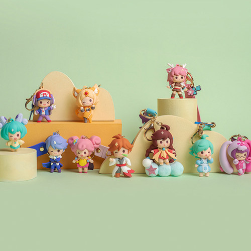 【阅文好物】王者荣耀 周边小英雄系列滴胶挂件瑶诸葛亮庄周