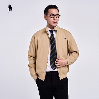 PAOLOGarage立领夹克男拉链复古