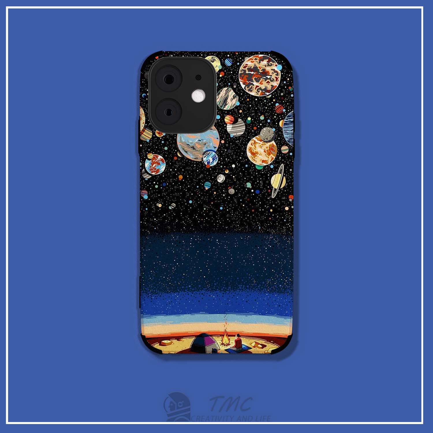 水彩星空夜手机壳苹果13华为nova