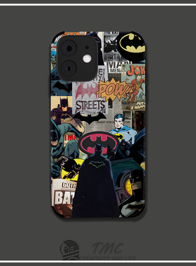 黑暗骑士美式漫画蜘蛛侠手机壳适用于iPhone15promax小米13荣耀90防摔iqoo11红米note12tpro华为mate60/P60