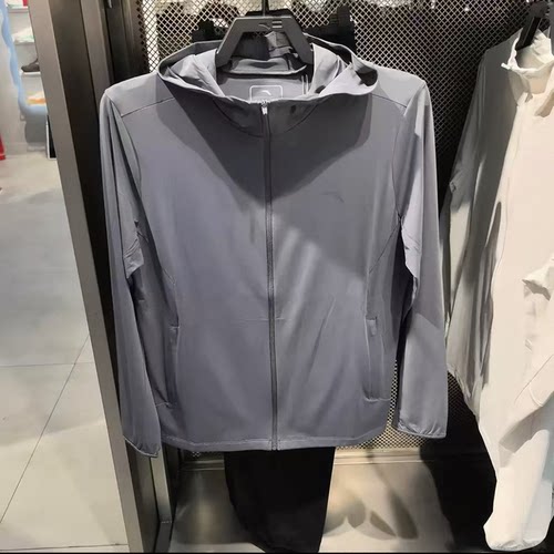 安踏正品男光盾连帽防晒衣