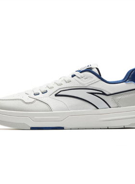 安踏街顽LT3丨男板鞋2025秋新款潮流板鞋经典休闲小白鞋112538051