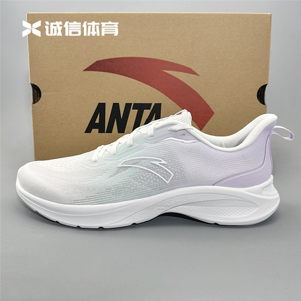 安踏轻风丨跑鞋女2025夏季新款透气1轻质运动鞋官方正品122525540