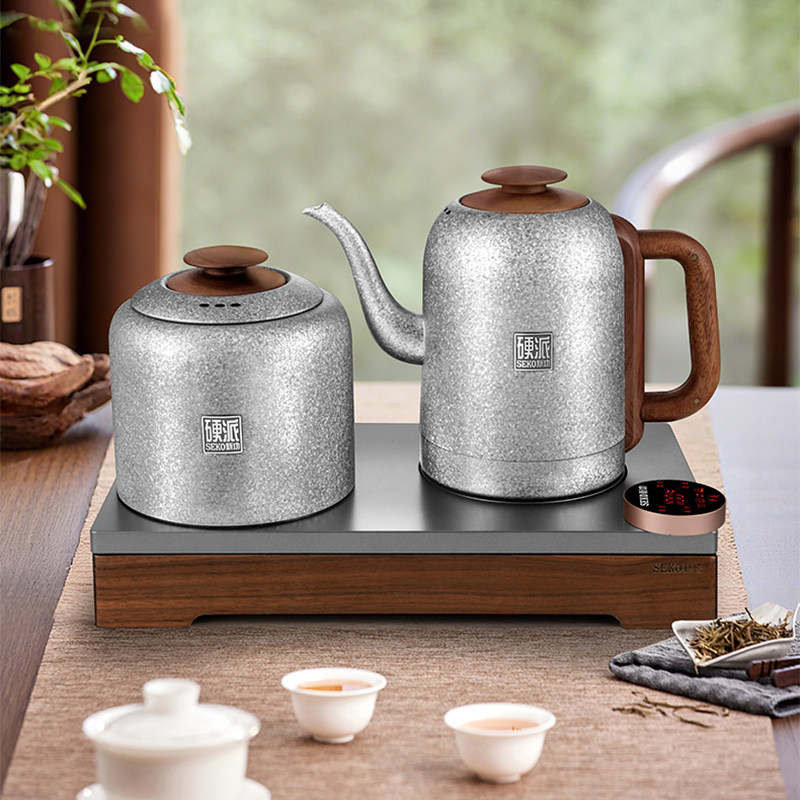 新功纯钛烧水壶双壶全自动上水壶