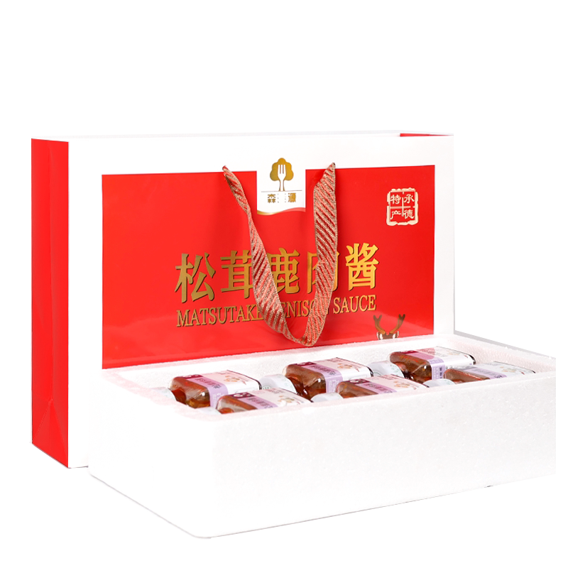 承德特产 森源松茸鹿肉酱礼盒1酱类调料