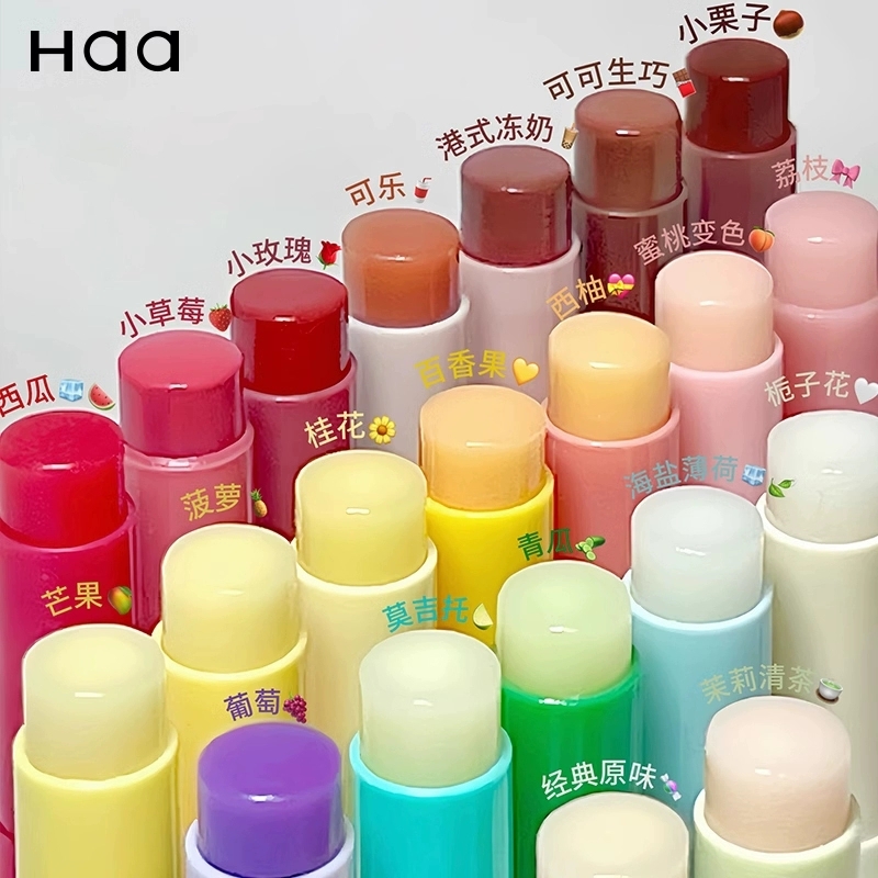 haa润唇膏虾青素茉莉香女保湿滋润修护防干裂口红打底淡化唇纹
