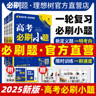 理想树2025新版高考必刷小题数学语文英语政治历史地理物理化学生物高二高考小题基础题选择填空题高考一轮二轮总复习高考必刷题